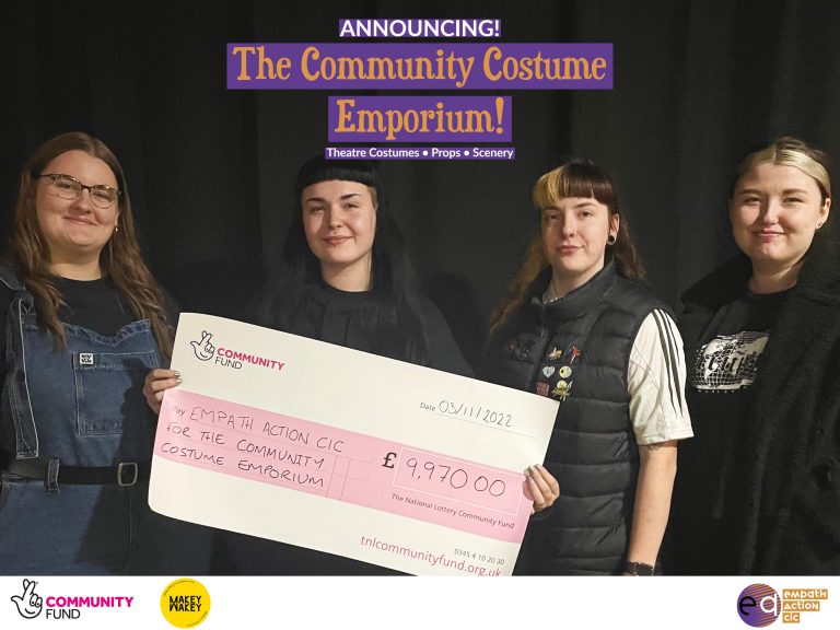 Announcing: The Community Costume Emporium to Empower Performers in Wakefield!