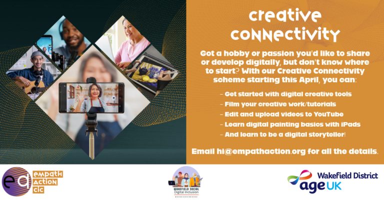 Announcing: New “Creative Connectivity” Workshops to Increase Digital Access for Wakefield Creators